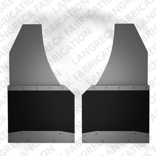 Kickback Mudflaps 14” Wide V1 | Set of 4